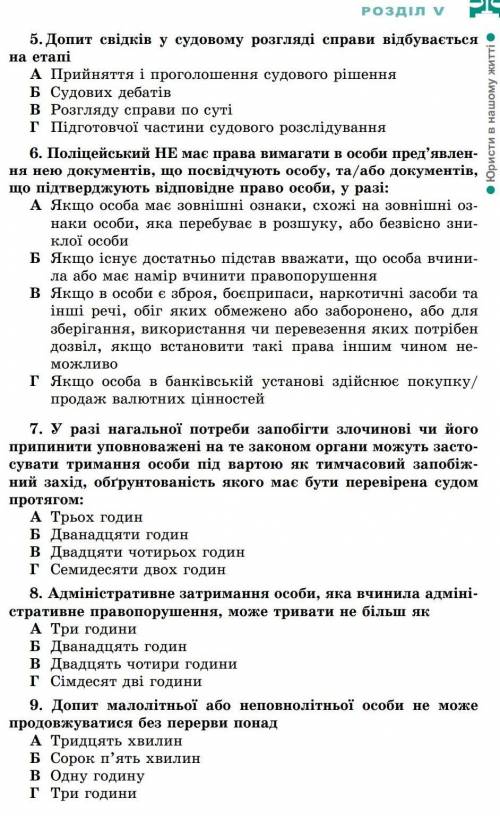 Мне нужен ст. 200-202 виконати тести
