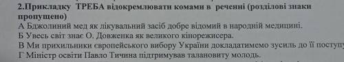 2.Прикладку ТРЕБА відокремлювати комами в реченні (розділові знакипропущено)