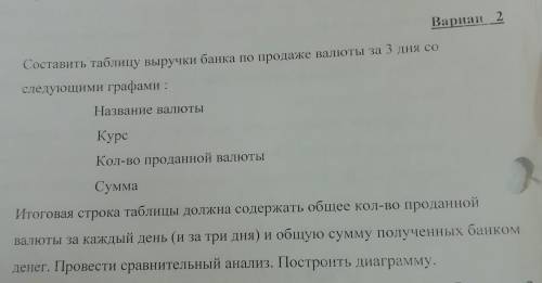 РЕБЯТ ВТОРОЙ ВАРИАНТ , делать в excel