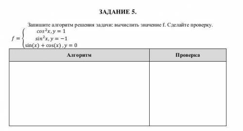 За лучший ответ. Основы Алгоритмизации. N° 5 . Задание на картинке. Выполнить с объяснением и провер