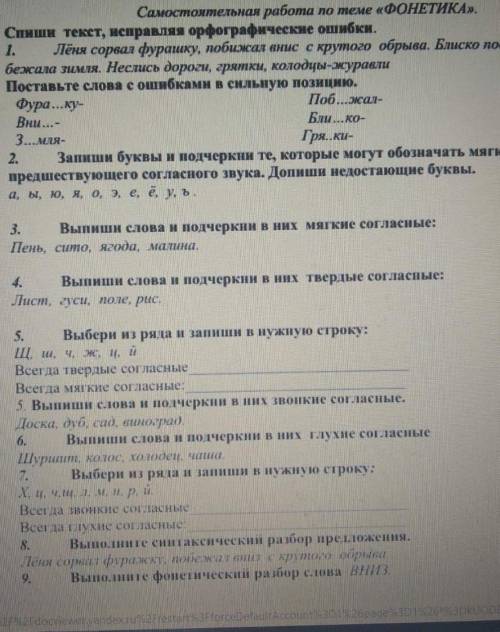 Можете с самостоятельной работой