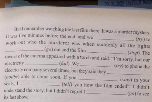Use the correct tense-form of the verbs in brackets.