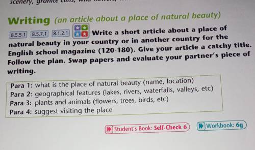 Write a short article about a place of natural beauty in your country or in another country for the