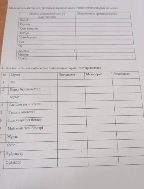 8 класс по биологии БЖБ 14 токсан